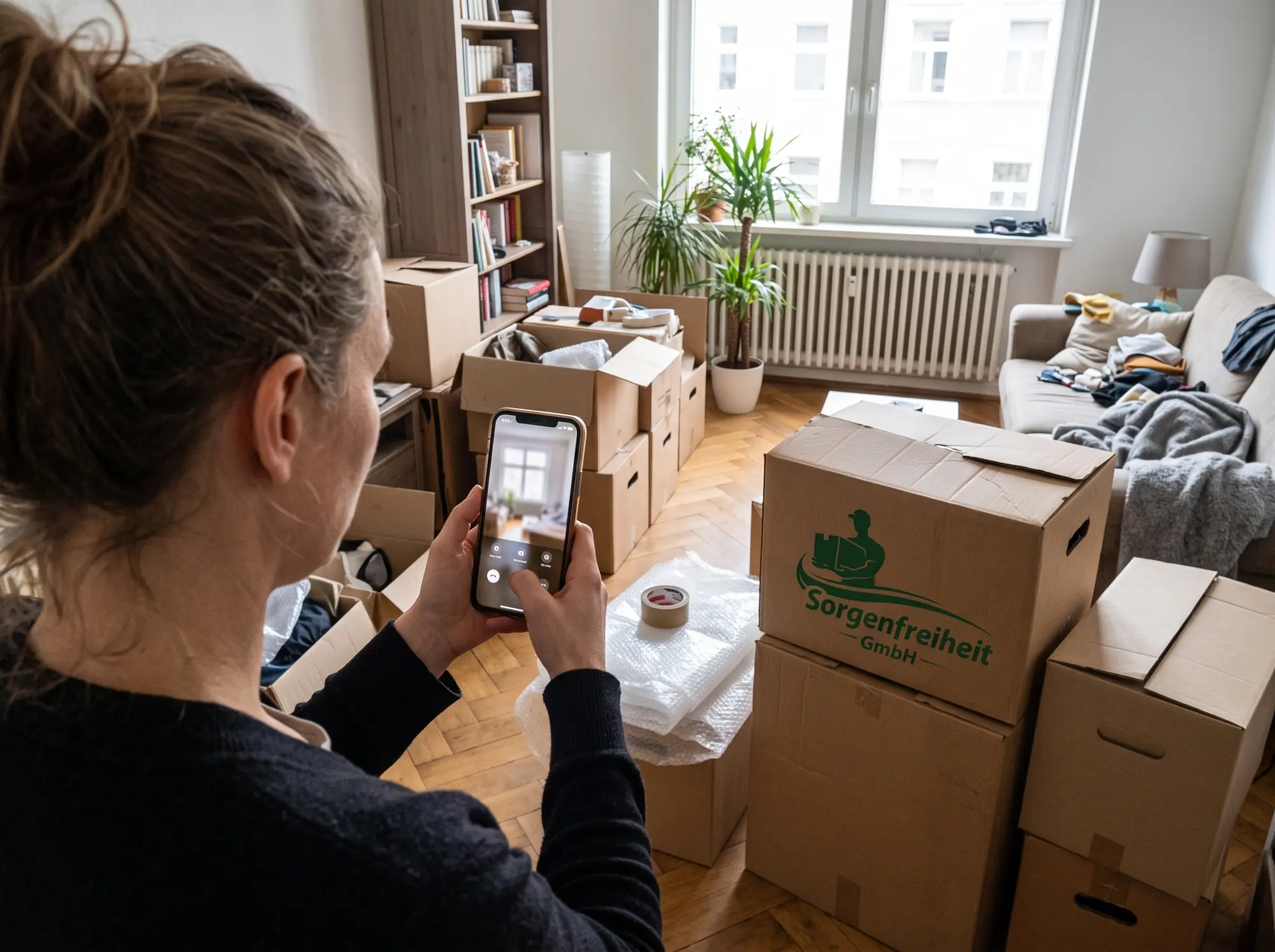 Online-Besichtigung per Foto oder Video für ein Umzugsangebot