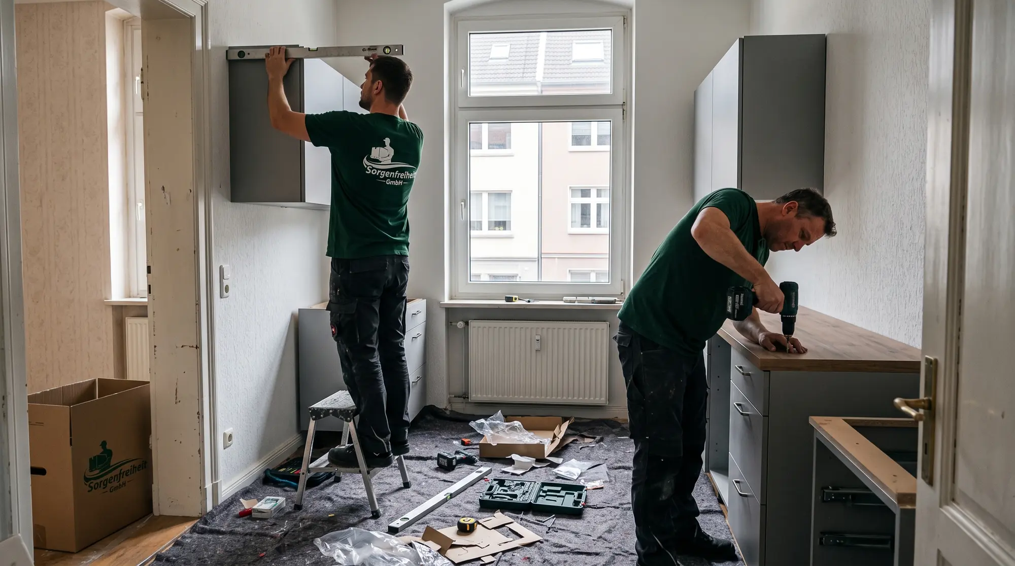 Küchenmontage in Köln durch Monteure der Sorgenfreiheit GmbH