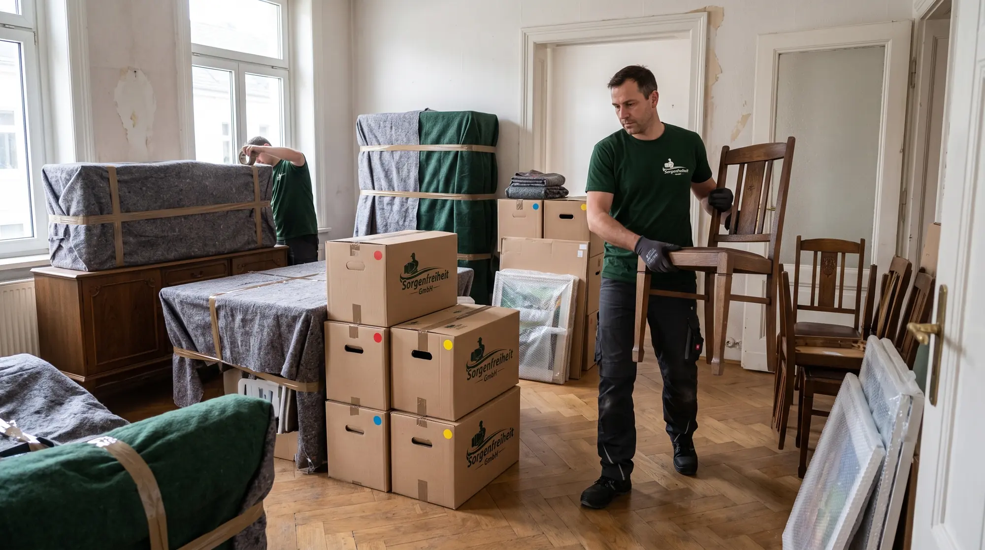 Wohnungsauflösung: strukturierte Räumung durch die Sorgenfreiheit GmbH